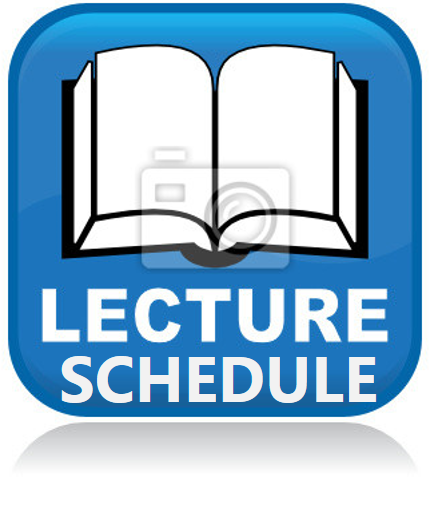 PMCOL 415 Lecture Schedule